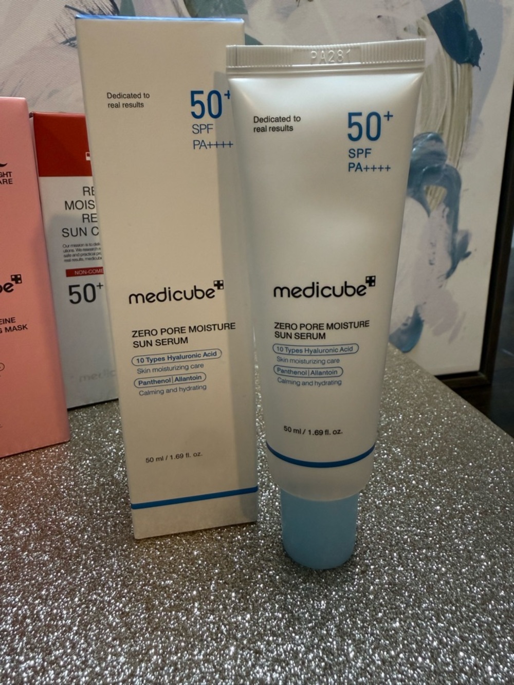 *NEW*1.69oz*Medicube* Zero Pore Moisture Sun Serum SPF 50+